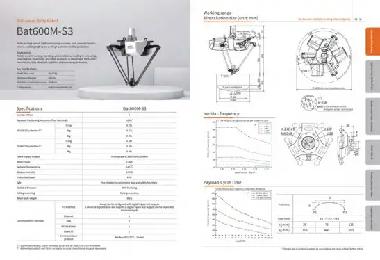 Robot Delta Robotphoenix Bat600M-S3